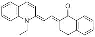 (2E)-2-[(2E)-2-(1-ETHYLQUINOLIN-2(1H)-YLIDENE)ETHYLIDENE]-3,4-DIHYDRONAPHTHALEN-1(2H)-ONE CAS#: 53704-22-6
