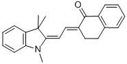 (2E)-2-[(2E)-2-(1,3,3-TRIMETHYL-1,3-DIHYDRO-2H-INDOL-2-YLIDENE)ETHYLIDENE]-3,4-DIHYDRONAPHTHALEN-1(2H)-ONE CAS#: 53704-25-9