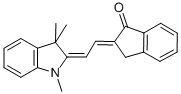 (2E)-2-[(2E)-2-(1,3,3-TRIMETHYL-1,3-DIHYDRO-2H-INDOL-2-YLIDENE)ETHYLIDENE]INDAN-1-ONE CAS#: 53704-23-7