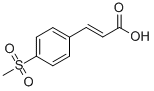 (2E)-3-[4-(METHYLSULFONYL)PHENYL]PROPENOIC ACID CAS#: 5345-30-2