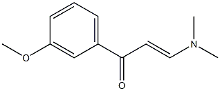 (2E)-3-(Dimethylamino)-1-(3-methoxyphenyl)-prop-2-en-1-one CAS#: 58316-11-3