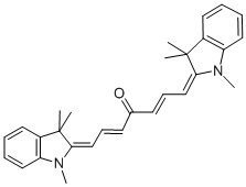 (2E,5E)-1,7-BIS(1,3,3-TRIMETHYL-1,3-DIHYDRO-2H-INDOL-2-YLIDENE)-2,5-HEPTADIEN-4-ONE CAS#: 53115-03-0