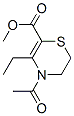 2H-1,4-Thiazine-6-carboxylicacid,4-acetyl-5-ethyl-3,4-dihydro-,methylester(9CI) CAS#: 503302-21-4