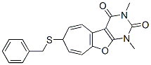 2H-Cyclohepta[4,5]furo[2,3-d]pyrimidine-2,4(3H)-dione,  1,7-dihydro-1,3-dimethyl-7-[(phenylmethyl)thio]-  (9CI) CAS#: 548475-64-5