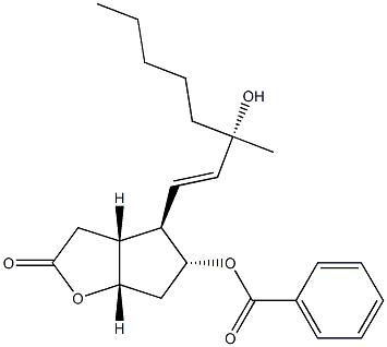 2H-Cyclopenta[b]furan-2-one, 5-(benzoyloxy)hexahydro-4-(3-hydroxy-3-Methyl-1-octenyl)-, [3aR-[3aa,4a(1E,3S*),5b,6aa]]- CAS#: 54142-12-0
