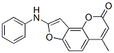 2H-Furo[2,3-h]-1-benzopyran-2-one,  4-methyl-8-(phenylamino)- CAS#: 440111-05-7
