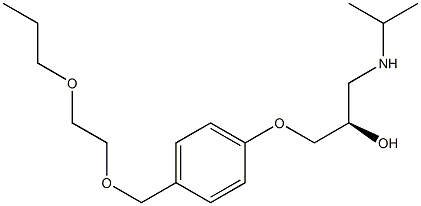 (2R)-1-[(1-Methylethyl)amino]-3-[4-[(2-propoxyethoxy)methyl]phenoxy]-2-propanol CAS#: 539823-39-7