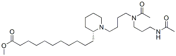 (2R)-1-[4-[Acetyl[3-(acetylamino)propyl]amino]butyl]-2-piperidineundecanoic acid methyl ester CAS#: 53602-40-7