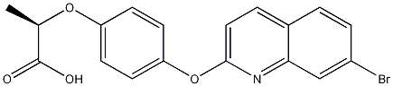 (2R)-2-[4-[(7-Bromoquinolin-2-yl)oxy]phenoxy]propanoic acid CAS#: 445041-75-8