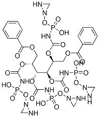 [(2R,3R,4R,5S)-6-benzoyloxy-2,3,4,5-tetrakis(diaziridin-1-ylphosphoryl carbamoyloxy)hexyl] benzoate CAS#: 47914-99-8