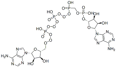 [[[[(2R,3S,4R,5R)-5-(6-aminopurin-9-yl)-3,4-dihydroxyoxolan-2-yl]methoxy-hydroxyphosphoryl]oxy-hydroxyphosphoryl]oxy-hydroxyphosphoryl] [(2R,3S,4R,5R)-5-(6-aminopurin-9-yl)-3,4-dihydroxyoxolan-2-yl]methyl hydrogen phosphate CAS#: 5542-28-9