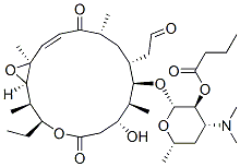 [(2R,3S,4R,6S)-4-dimethylamino-2-[[(1S,2E,5R,7R,8R,9S,10R,14S,15R,16R) -14-ethyl-10-hydroxy-1,5,9,15-tetramethyl-4,12-dioxo-7-(2-oxoethyl)-13 ,17-dioxabicyclo[14.1.0]heptadec-2-en-8-yl]oxy]-6-methyl-oxan-3-yl] bu tanoate CAS#: 55103-30-5