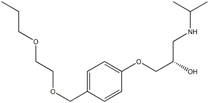 (2S)-1-[(1-Methylethyl)amino]-3-[4-[(2-propoxyethoxy)methyl]phenoxy]-2-propanol CAS#: 539823-42-2