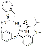 (2S)-2-Dimethylamino-N-[(3R,4S,7S)-5,8-dioxo-3-phenyl-7-phenylmethyl-2-oxa-6,9-diazabicyclo[10.2.2]hexadeca-12,14(1),15-trien-4-yl]-3-methylbutanamide CAS#: 55517-68-5