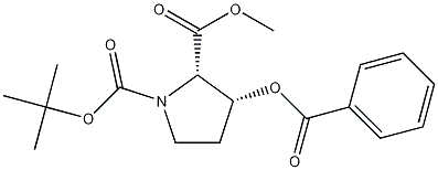 (2S,3R)-N-tert-Butoxycarbonyl-3-benzoyloxy-2-pyrrolidinecarboxylic acid methyl ester CAS#: 496841-07-7