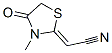 (2Z)-(3-METHYL-4-OXO-1,3-THIAZOLIDIN-2-YLIDENE)ACETONITRILE CAS#: 56196-65-7