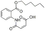 (2Z)-4-({2-[(hexyloxy)carbonyl]phenyl}amino)-4-oxobut-2-enoic acid CAS#: 401629-51-4