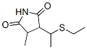 3-[1-(Ethylthio)ethyl]-4-methyl-2,5-pyrrolidinedione CAS#: 54124-16-2