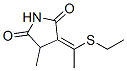 3-[1-(Ethylthio)ethylidene]-4-methyl-2,5-pyrrolidinedione CAS#: 58467-30-4