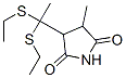 3-[1,1-Bis(ethylthio)ethyl]-4-methyl-2,5-pyrrolidinedione CAS#: 58467-36-0