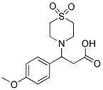 3-(1,1-DIOXO-1LAMBDA6,4-THIAZINAN-4-YL)-3-(4-METHOXYPHENYL)PROPANOIC ACID CAS#: 439096-86-3