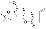 3-(1,1-Dimethyl-2-propenyl)-6-methoxy-7-[(trimethylsilyl)oxy]-2H-1-benzopyran-2-one CAS#: 55682-68-3