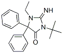 3-(1,1-Dimethylethyl)-1-ethyl-2-imino-5,5-diphenyl-4-imidazolidinone CAS#: 54508-08-6