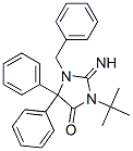 3-(1,1-Dimethylethyl)-2-imino-5,5-diphenyl-1-(phenylmethyl)-4-imidazolidinone CAS#: 54508-09-7