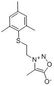 3-(2-(2,4,6-trimethylphenyl)thioethyl)-4-methylsydnone CAS#: 53492-67-4