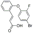 3-[2-(4-BROMO-2-FLUOROPHENOXY)PHENYL]ACRYLIC ACID CAS#: 449778-69-2
