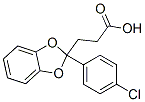 3-[2-(4-chlorophenyl)benzo[1,3]dioxol-2-yl]propanoic acid CAS#: 50836-00-5