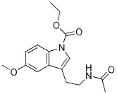 3-[2-(AcetylaMino)ethyl]-5-Methoxy-1H-indole-1-carboxylic Acid Ethyl Ester CAS#: 519186-54-0