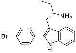 3-(2-Aminobutyl)-2-(p-bromophenyl)-1H-indole CAS#: 52018-91-4