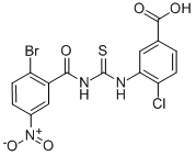 3-[[[(2-BROMO-5-NITROBENZOYL)AMINO]THIOXOMETHYL]AMINO]-4-CHLORO-BENZOIC ACID CAS#: 532429-86-0