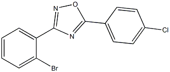 3-(2-Bromophenyl)-5-(4-chlorophenyl)-1,2,4-oxadiazole CAS#: 425373-64-4