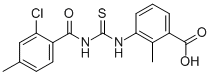 3-[[[(2-CHLORO-4-METHYLBENZOYL)AMINO]THIOXOMETHYL]AMINO]-2-METHYL-BENZOIC ACID CAS#: 535976-58-0