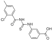 3-[[[(2-CHLORO-4-METHYLBENZOYL)AMINO]THIOXOMETHYL]AMINO]-BENZOIC ACID CAS#: 461419-32-9