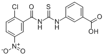3-[[[(2-CHLORO-5-NITROBENZOYL)AMINO]THIOXOMETHYL]AMINO]-BENZOIC ACID CAS#: 535942-58-6