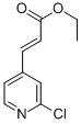 3-(2-CHLORO-PYRIDIN-4-YL)-ACRYLIC ACID ETHYL ESTER CAS#: 551950-41-5