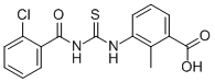 3-[[[(2-CHLOROBENZOYL)AMINO]THIOXOMETHYL]AMINO]-2-METHYL-BENZOIC ACID CAS#: 434304-94-6