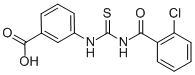 3-[[[(2-CHLOROBENZOYL)AMINO]THIOXOMETHYL]AMINO]-BENZOIC ACID CAS#: 433704-74-6