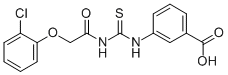 3-[[[[(2-CHLOROPHENOXY)ACETYL]AMINO]THIOXOMETHYL]AMINO]-BENZOIC ACID CAS#: 532978-57-7