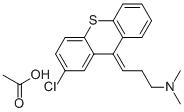 3-(2-Chloro-9H-thioxanthen-9-ylidene)-N,N-dimethyl-1-propanamine acetate CAS#: 58889-16-0