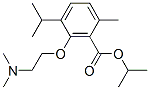 3-[2-(Dimethylamino)ethoxy]-p-cymene-2-carboxylic acid isopropyl ester CAS#: 53206-73-8