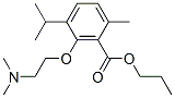 3-[2-(Dimethylamino)ethoxy]-p-cymene-2-carboxylic acid propyl ester CAS#: 53206-72-7