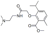 3-[2-(Dimethylamino)ethylcarbamoylmethoxy]-p-cymene-2-carboxylic acid methyl ester CAS#: 53206-90-9