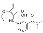 3-[(2-ETHOXY-3,4-DIOXO-1-CYCLOBUTEN-1-YL)AMINO]-2-HYDROXY-N,N-DIMETHYL-BENZAMIDE CAS#: 464913-33-5