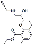 3-[2-Hydroxy-3-(2-propynylamino)propoxy]-p-cymene-2-carboxylic acid ethyl ester CAS#: 53251-80-2