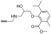3-[2-Hydroxy-3-(2-propynylamino)propoxy]-p-cymene-2-carboxylic acid methyl ester CAS#: 53206-81-8