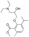 3-[2-Hydroxy-3-(diethylamino)propoxy]-p-cymene-2-carboxylic acid methyl ester CAS#: 53206-83-0